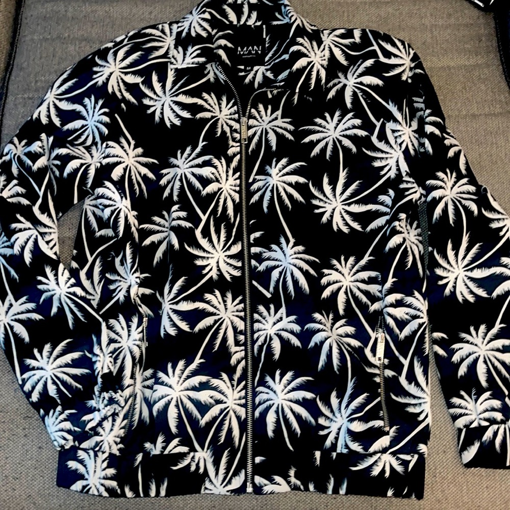 Boohoo Men Palm Tree Jacket